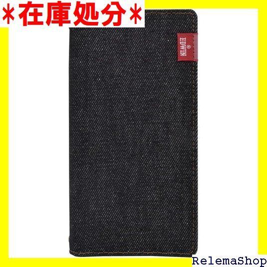 EDWIN iPhone16 Pro Max ケース タグデニム 手帳型 ブランド カード収納 デニム おしゃれ 6.9インチ アイフォン16プロマックス iPhone16ProMax 用 ブランド スマホケース ブラック 2579