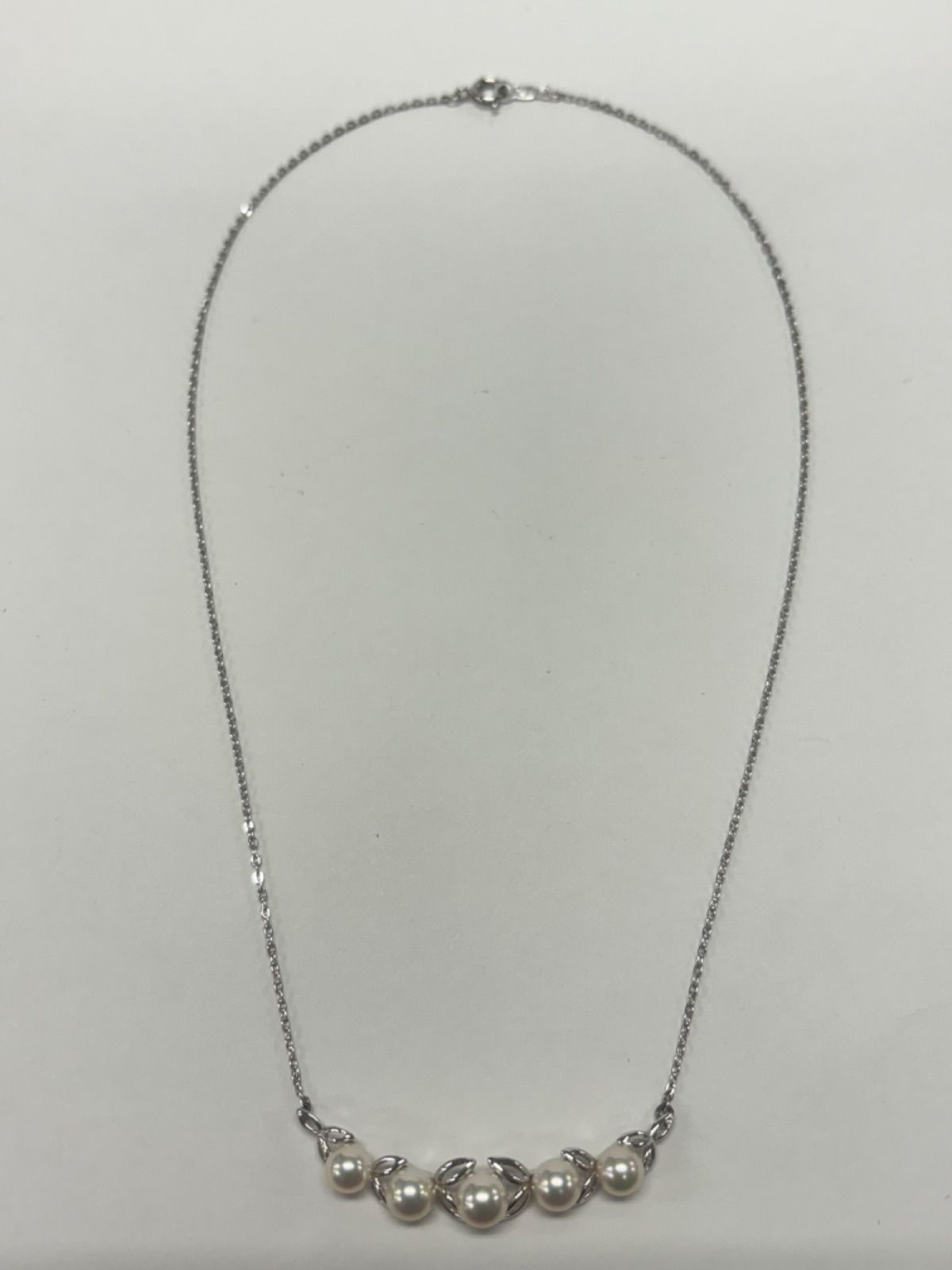 ミキモト　ネックレスsilver MIKIMOTO ミキモト ネックレス ダイヤ ダイヤモンド 0.07ct