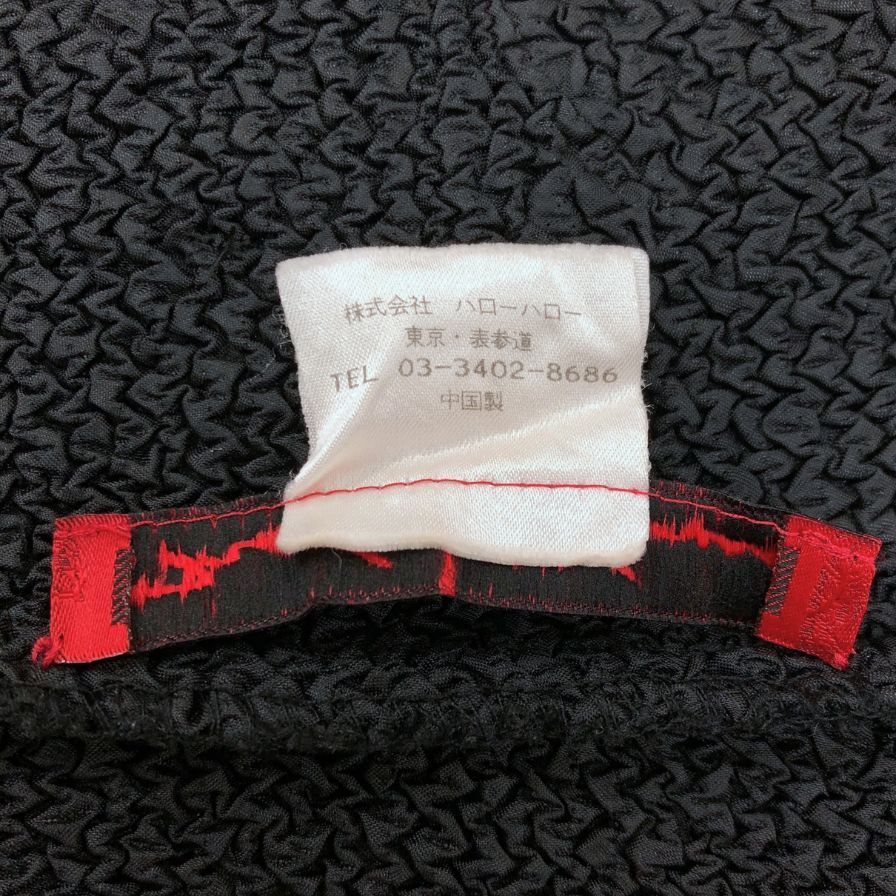 美品☆ノコオーノ☆フラワー飾り プリーツジャケット ブラック 42 ノコオーノ プリーツ加工 フラワー付きジャケット ブラック