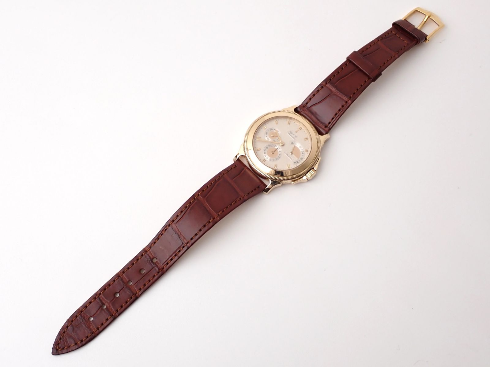 CORUM(コルム) リザーブ ド マルシェ 73.109.56 YG/革 AT