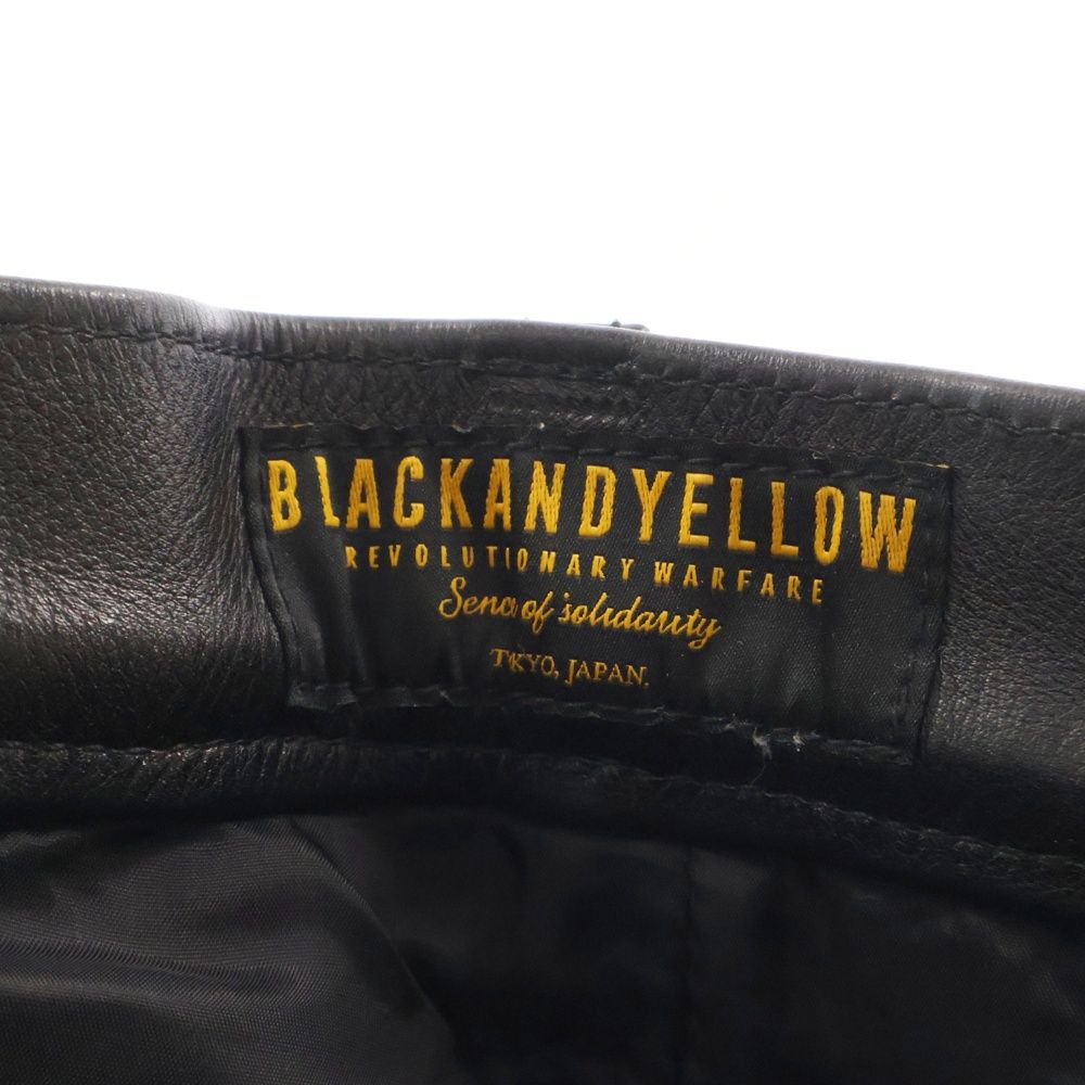 RATS (ラッツ) 24AW LEATHER PANTS レザー パンツ 24SPP-1001 ブラック