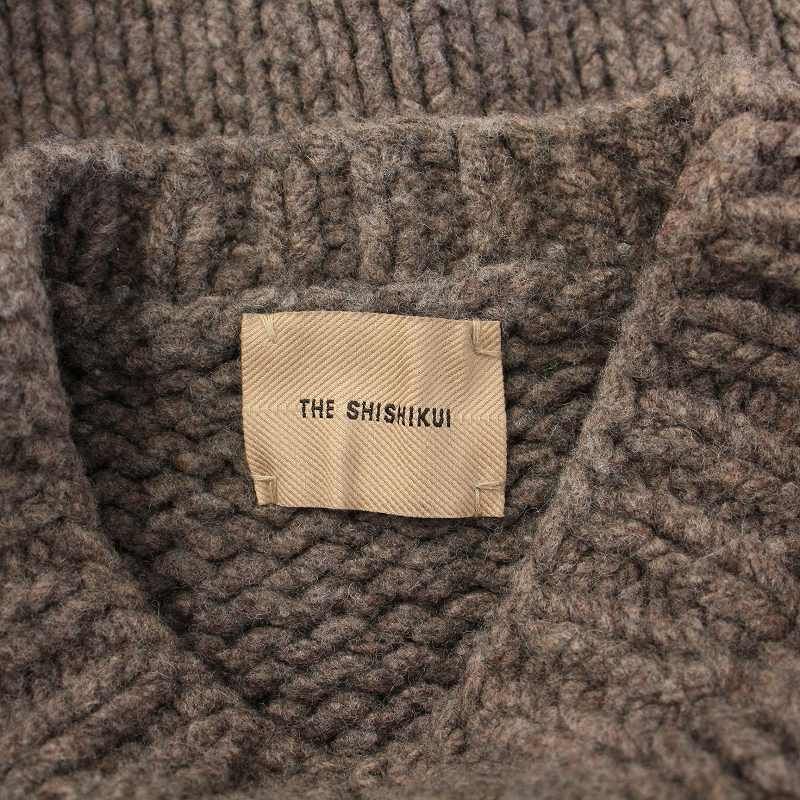 シシクイ THE SHISHIKUI ニット セーター 長袖 クルーネック