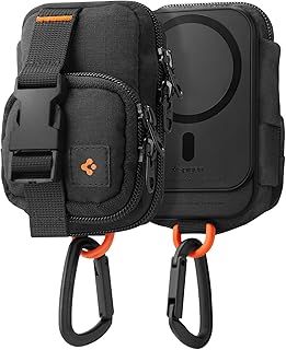 Spigen スナップジップ MagFit 磁気ポーチオーガナイザー ミニバッグ ストレージカードホルダー 財布 MagSafe用にデザイン iPhone 16|15|14|13|12モデルに対応