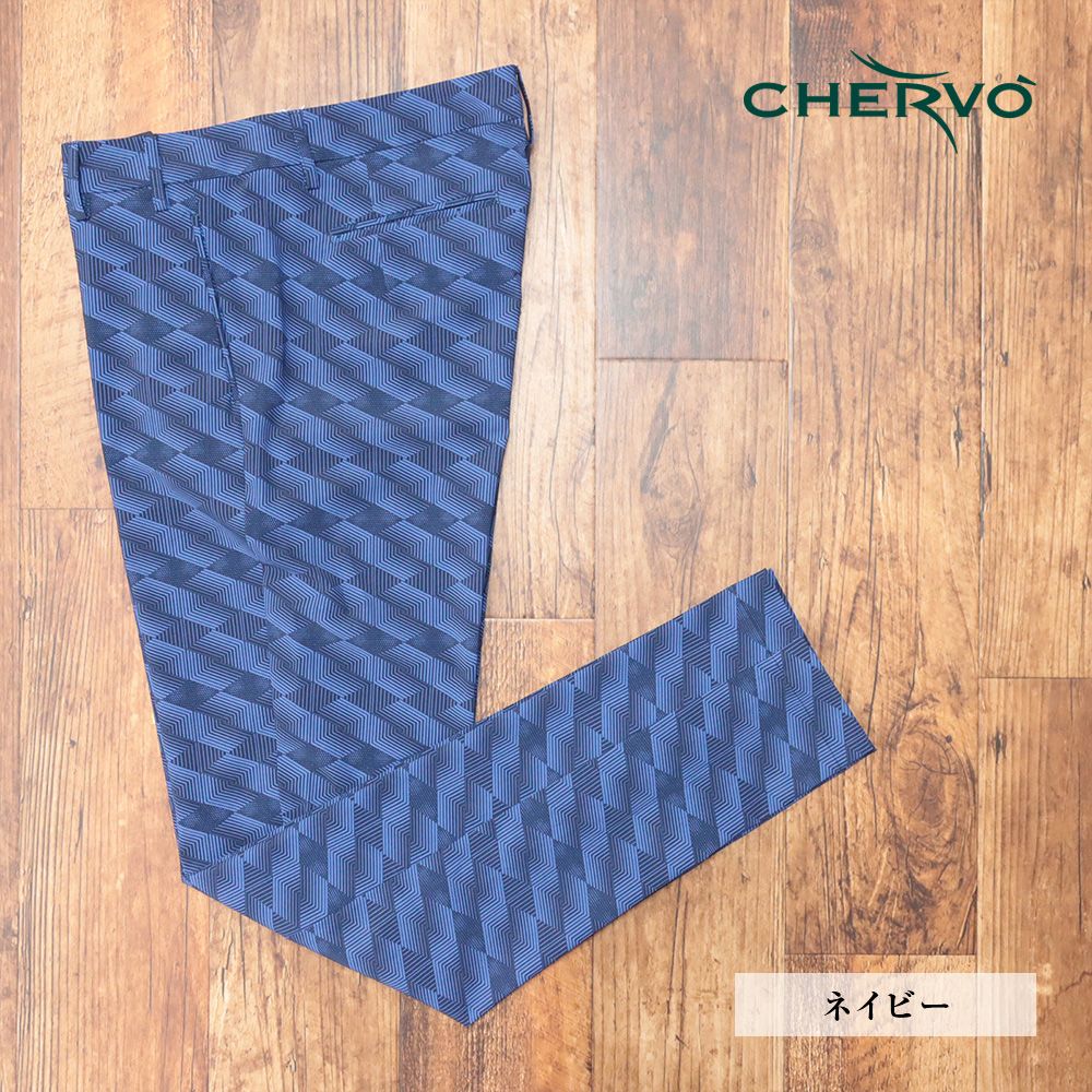 春夏/CHERVO/52サイズ/4wayストレッチ パンツ 031-78412 総柄