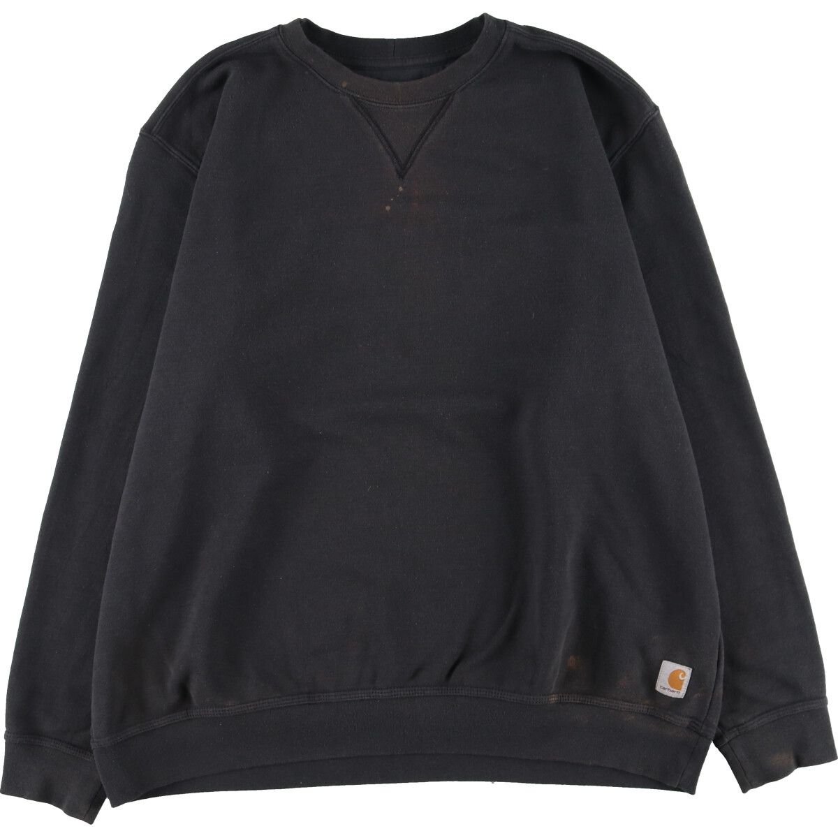 古着 カーハート Carhartt ORIGINAL FIT ワンポイントロゴスウェットシャツ トレーナー メンズXL/eaa413800