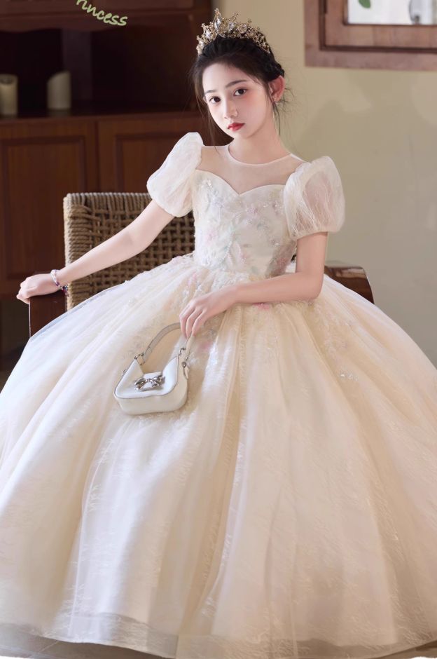 子供用のドレス司会者用のドレスファッションショー用のピアノ用のドレスです