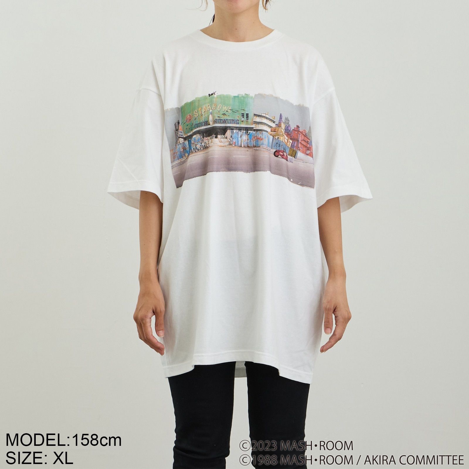 サイズ：XL】大友克洋全集 AKIRAセル画展 OCE003 オリジナルTシャツ