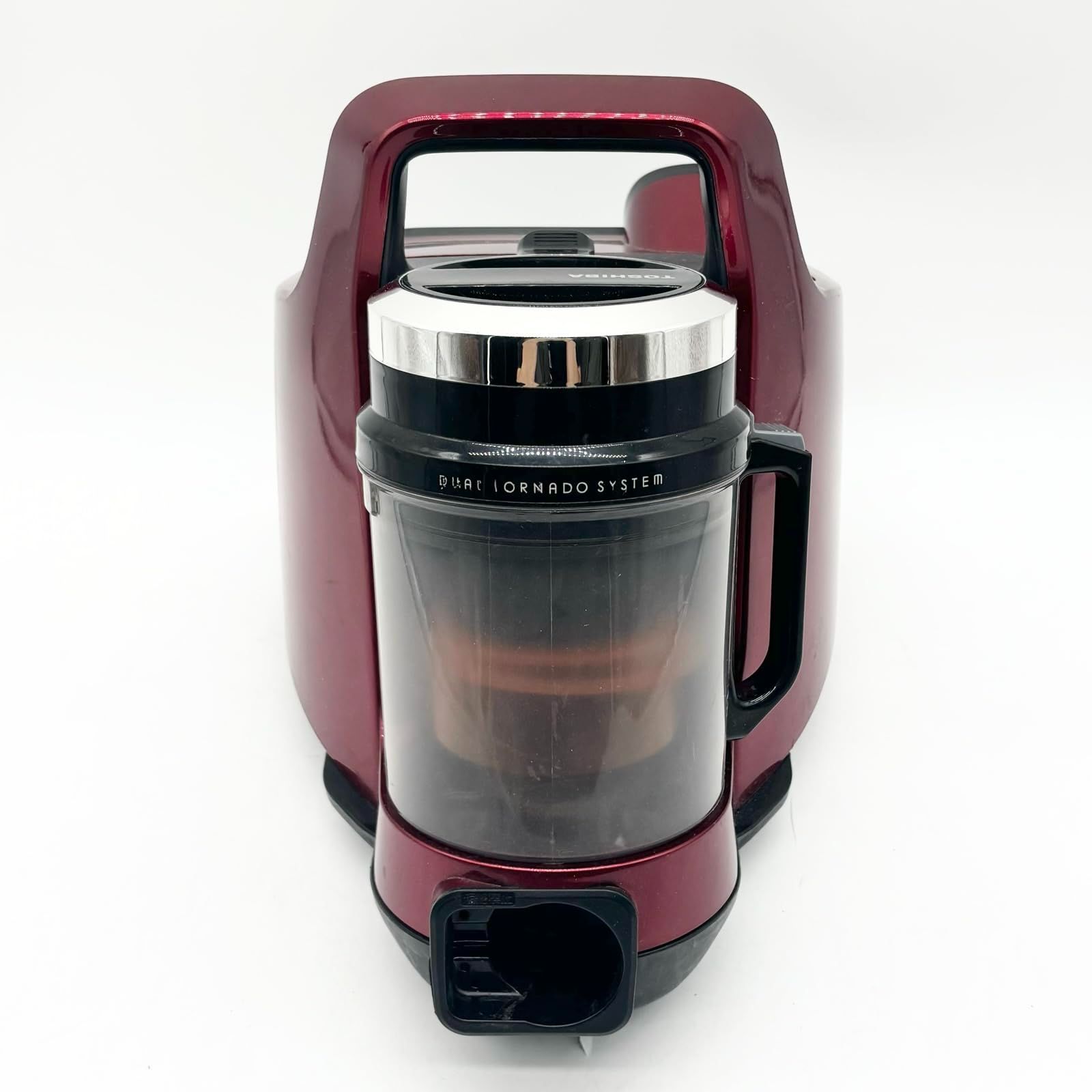 東芝 掃除機 サイクロン キャニスター型クリーナー コード式 軽量コンパクト トルネオミニ VC-C 7-R グランレッド 1248