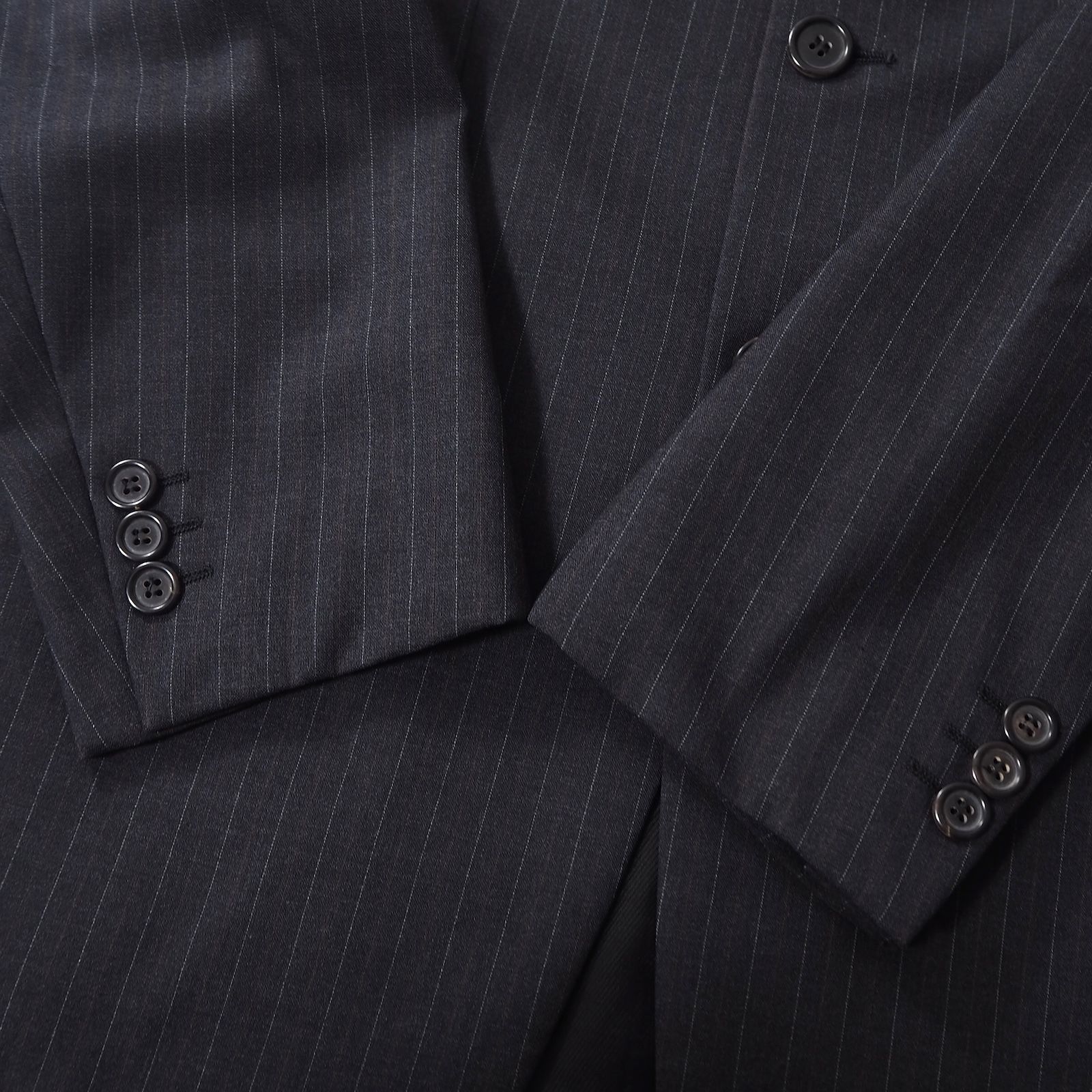 プラダ ウール ストライプセットアップ 46