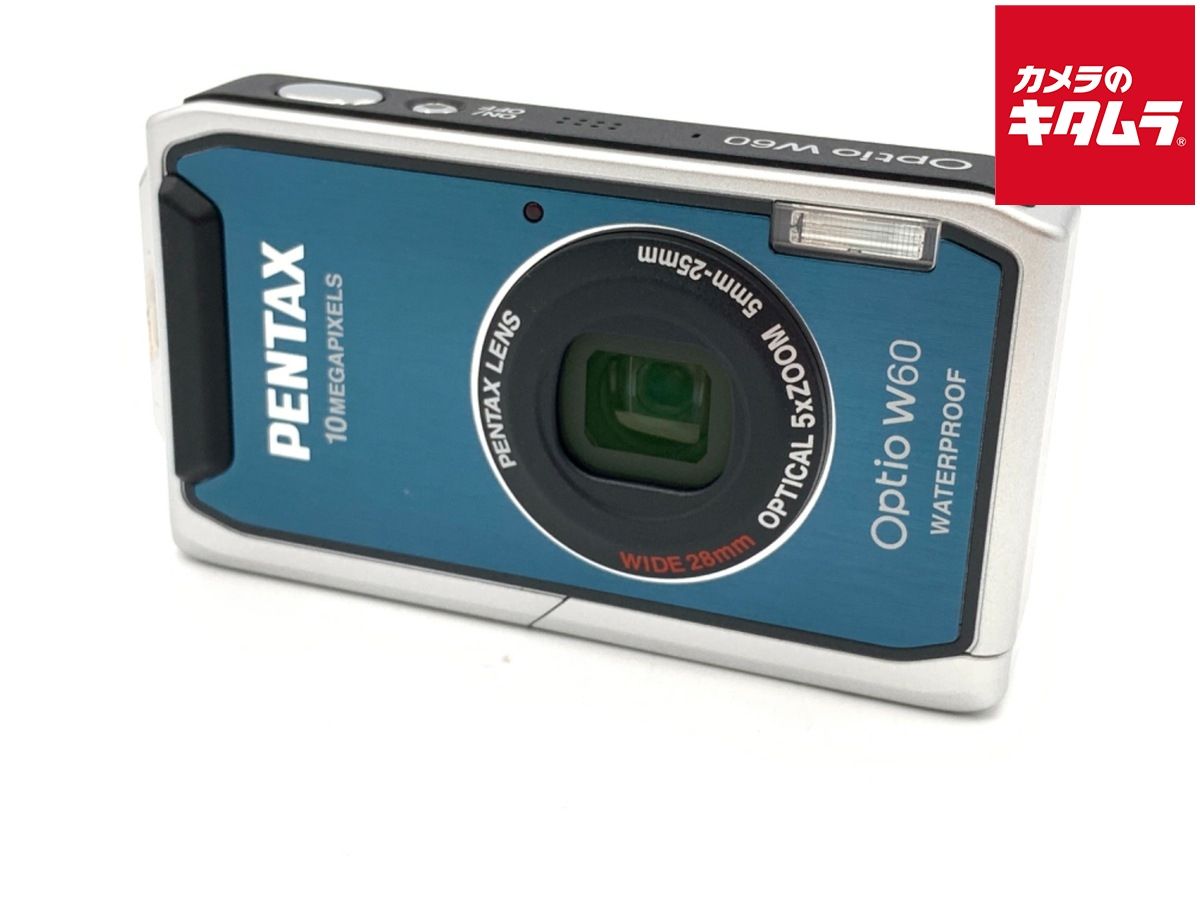 品 ペンタックス Optio W60 オーシャンブルー