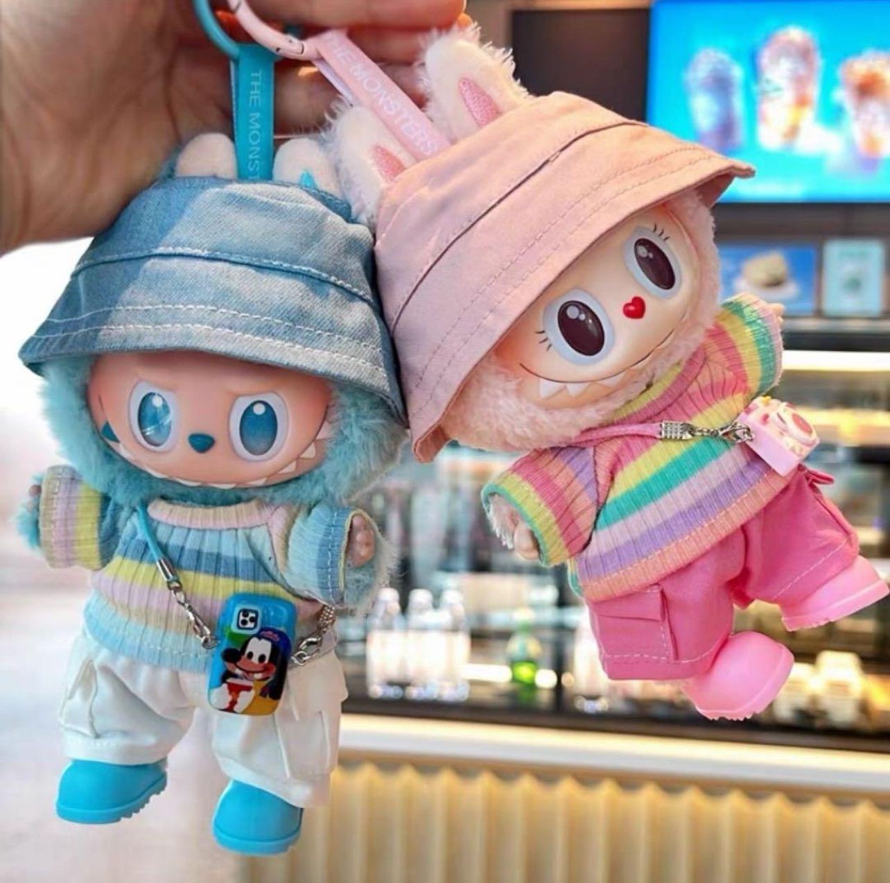 LABUBU 着せ替え服 17センチ 6点セット ラブブ Labubu ぬいぐるみ着 可愛い 17cm着せ替え服6点セット