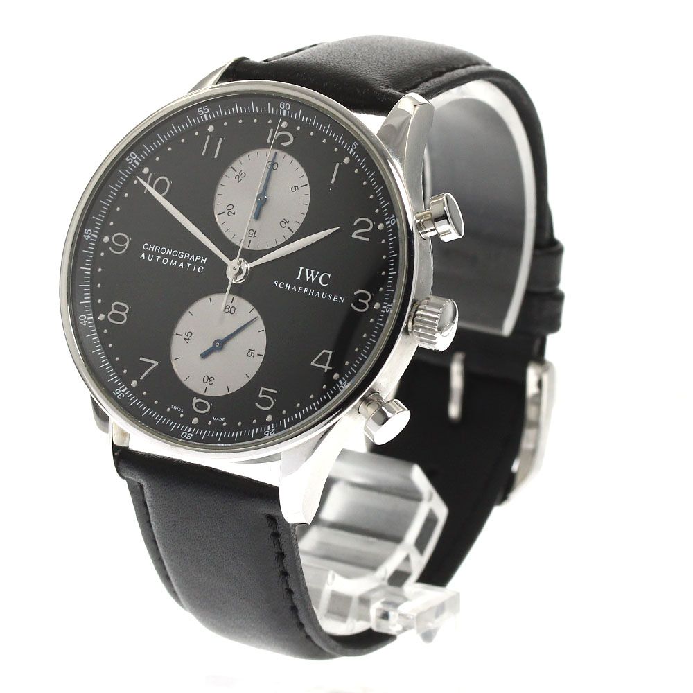 IWC IW371404 ポルトギーゼ クロノグラフ 自動巻き 美品保証書付き IWC IWC SCHAFFHAUSEN IW371404 ポルトギーゼ クロノグラフ 自動
