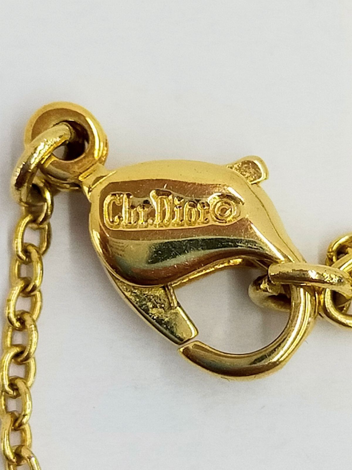レディース [Christian Dior] ゴールドカラー ネックレス[美品]