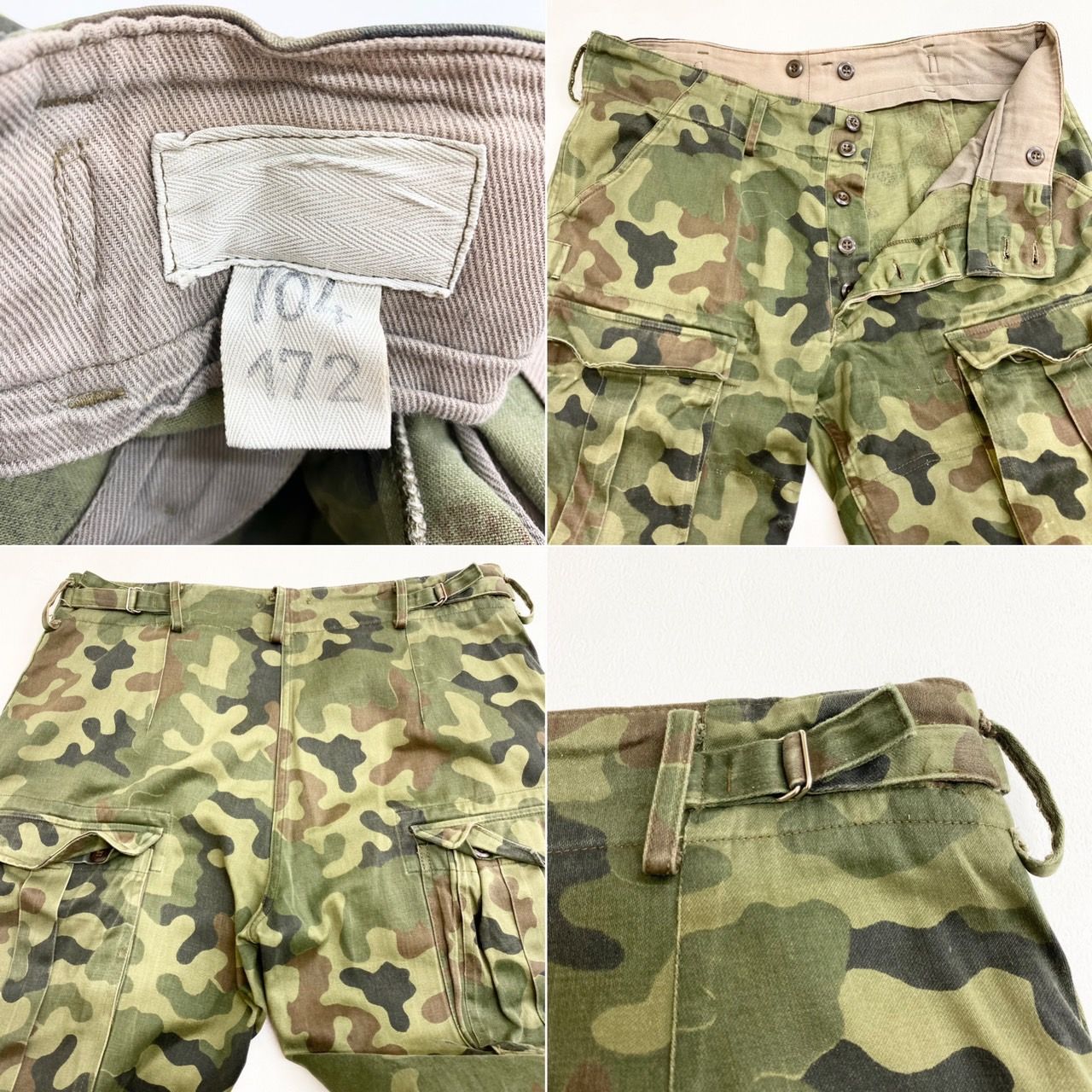 ポーランド軍 カーゴパンツ ミリタリー W38 L31 パンテラカモ柄 迷彩 