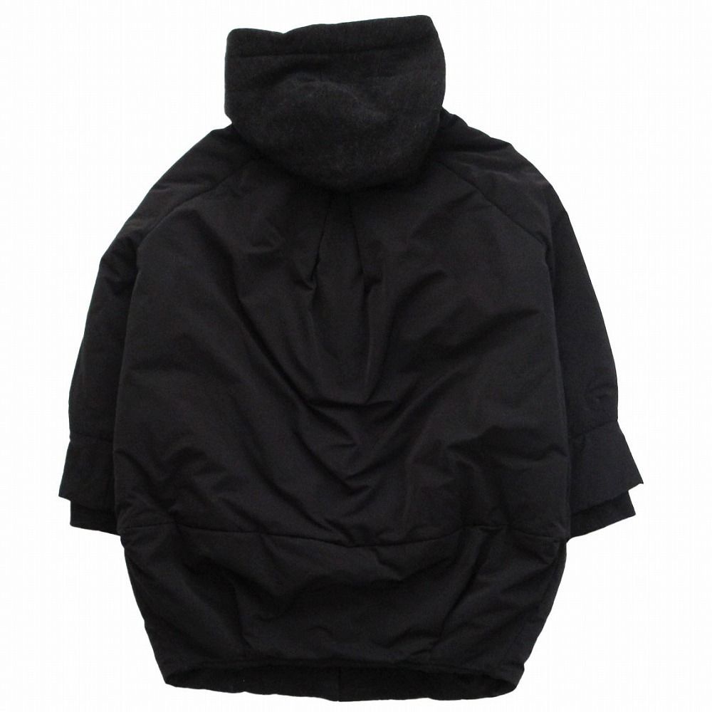 アパルトモン　Lisiere ブラック　フード　コート lisiere LAppartement アパルトモン フーデット 中綿 コート