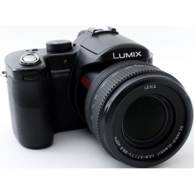 パナソニック コンデジ Panasonic LUMIX DMC-FZ50 ブラック 中古 新品