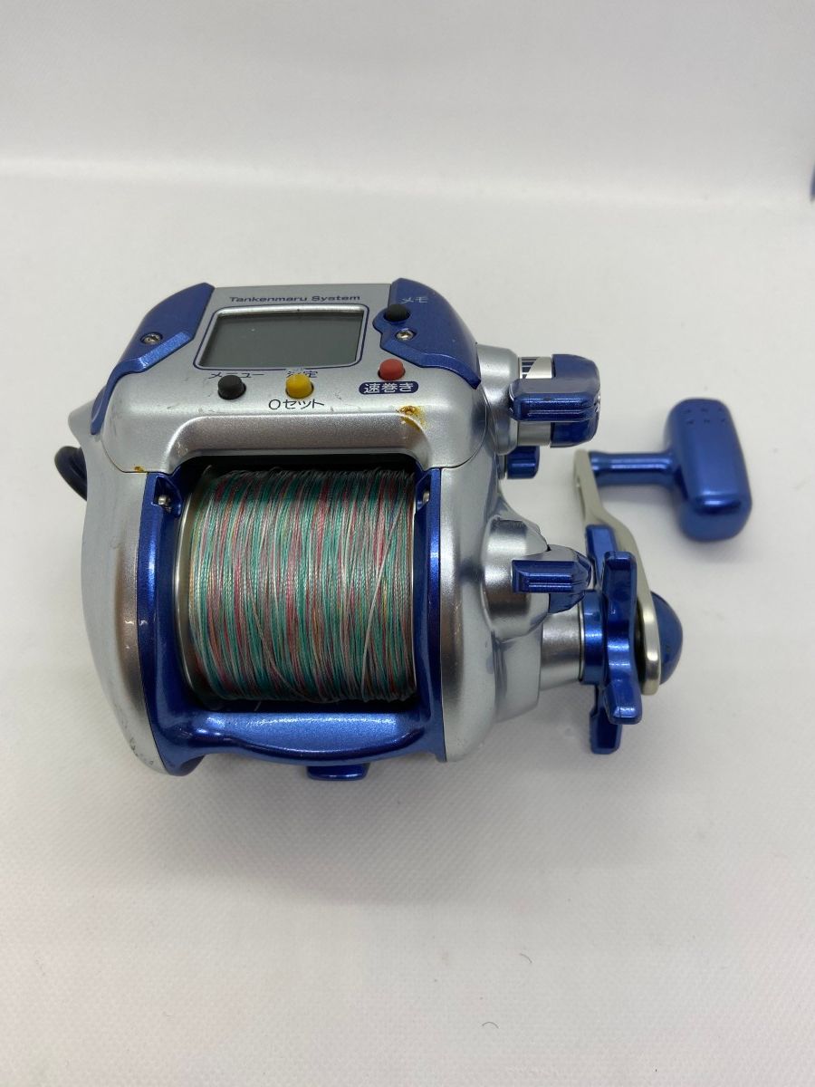 SHIMANO - ΨΨSHIMANO シマノ 電動リール　 04’電動丸3000H　 ケーブル付 ケーブル補修有 01860 SHIMANO シマノ 電動リール 04電動丸 3000H 01860 傷や汚れあり