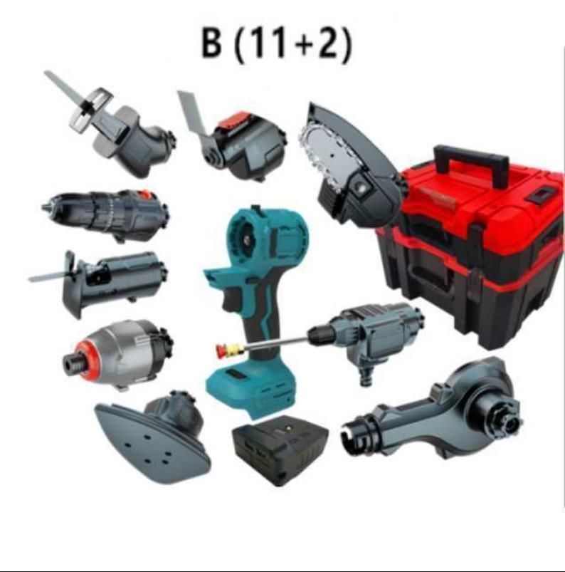 電動チェーンソー セット 充電式 コードレス 電動ハンマードリル ブロワー 高圧洗浄機 電動ドライバー剪定ばさみ 18Vマキタ併用 U138