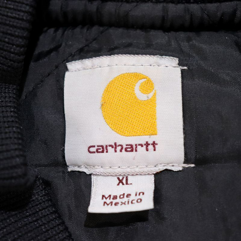 00s Carhartt ワンポイント ワーク 中綿 ダック ベスト メンズ 表記XLサイズ