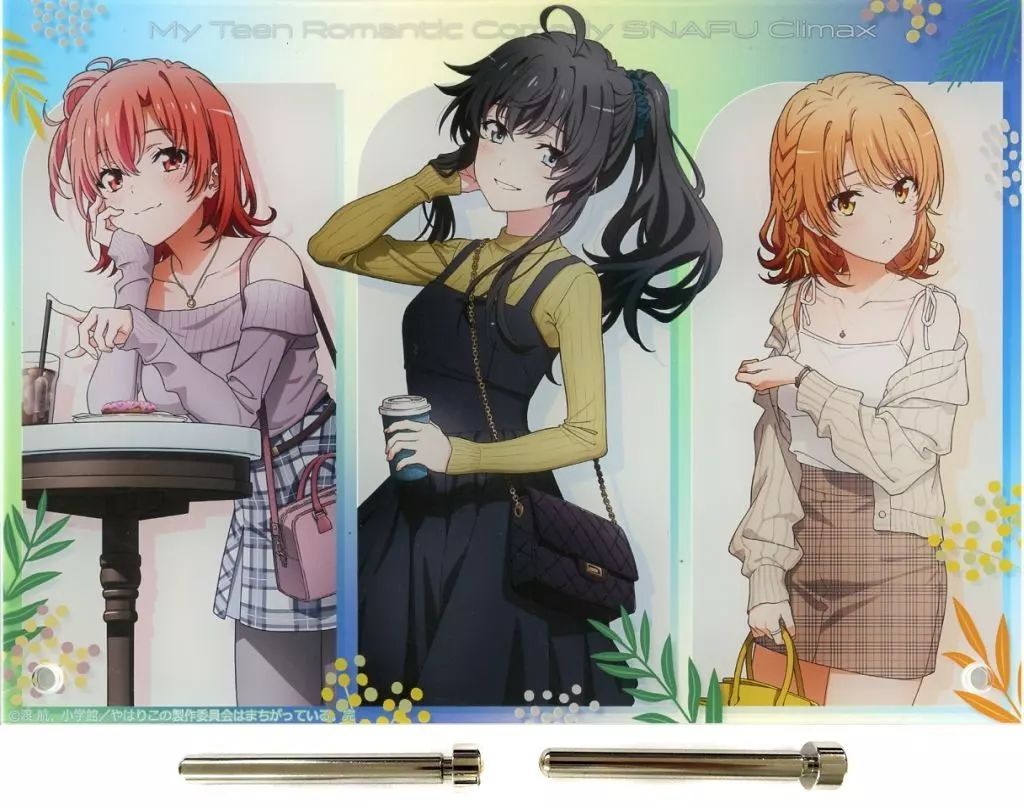 【中古】アクリルスタンド・アクリルパネル 集合 アクリルプレート ＜冬隣り、キミのとなり＞ 「やはり俺の青春ラブコメはまちがっている。完 ～冬隣り、キミのとなり～ in アトレ秋葉原