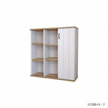 日本製組立家具 本棚 オープンラック CO-CR-9090T 白