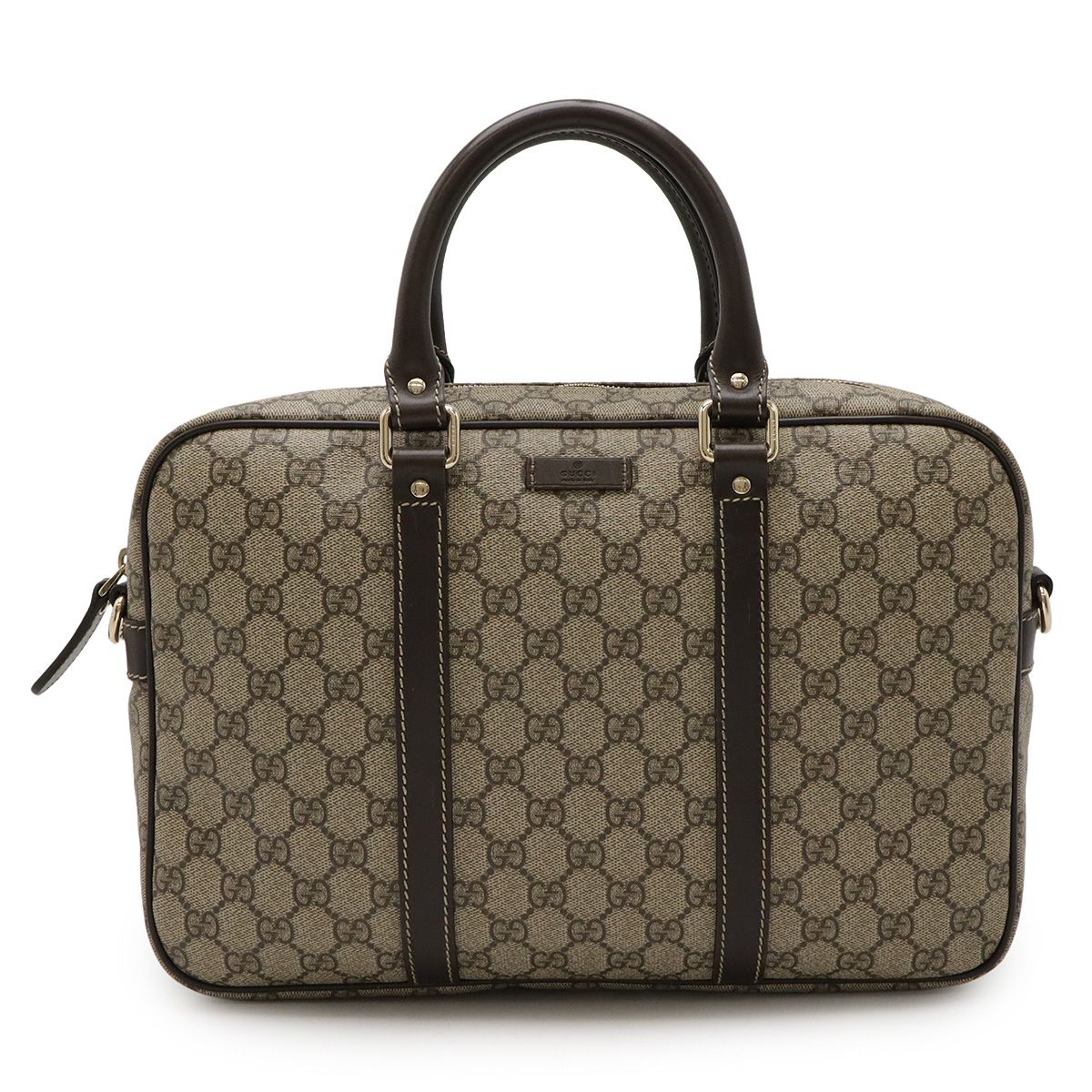 GUCCI グッチ　バンブー　2way ビジネスバッグ　ブリーフケース　ブラウン GUCCI グッチ 2WAY ブリーフケース バンブー