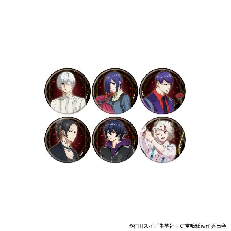 新品/公式】東京喰種_缶バッジ 03/お祝いver. BOX(全6種)(描き