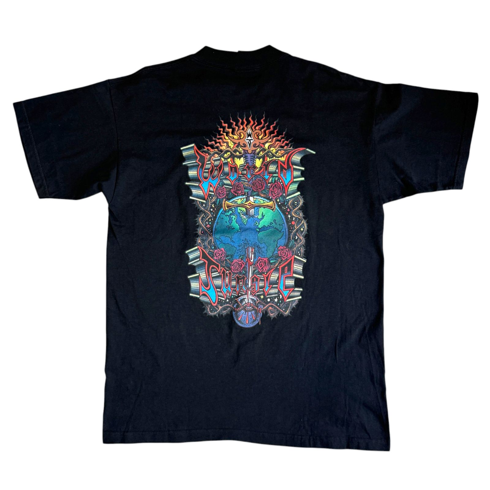 90s WORLD JUNGLE ロゴ プリント Tシャツ Lサイズ Vintage 