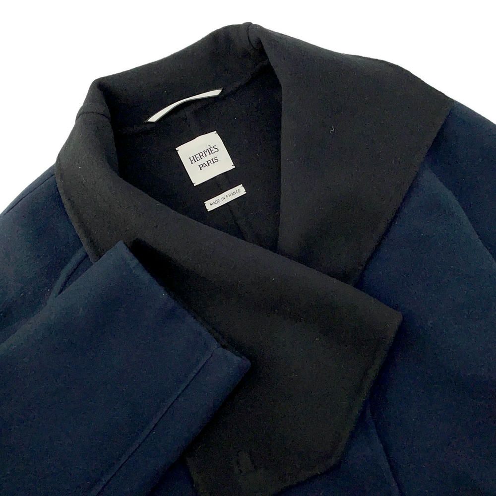 エルメス コート ブランケット コート カシミヤ レディース