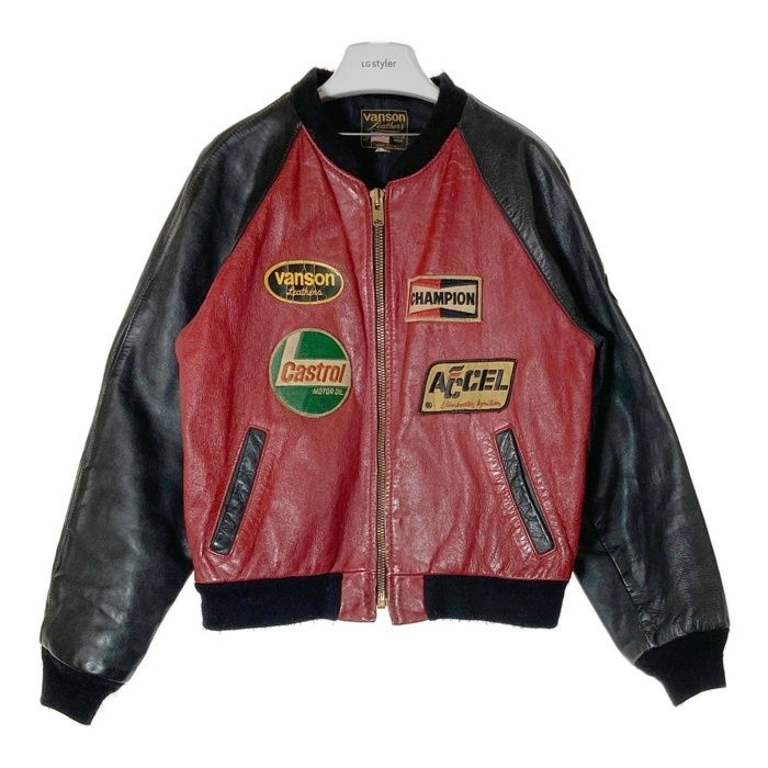 vanson レッド・ブラックチェック フリースジャケット L vanson レッド・ブラックチェック フリースジャケット L