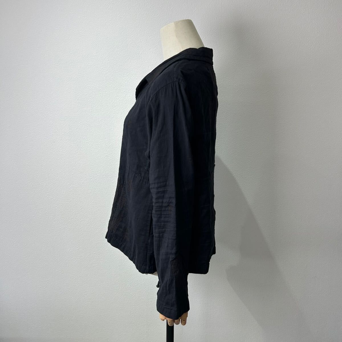 F8331001 HaaT ISSEY MIYAKE ハート イッセイミヤケ 総柄刺子シャツ 
