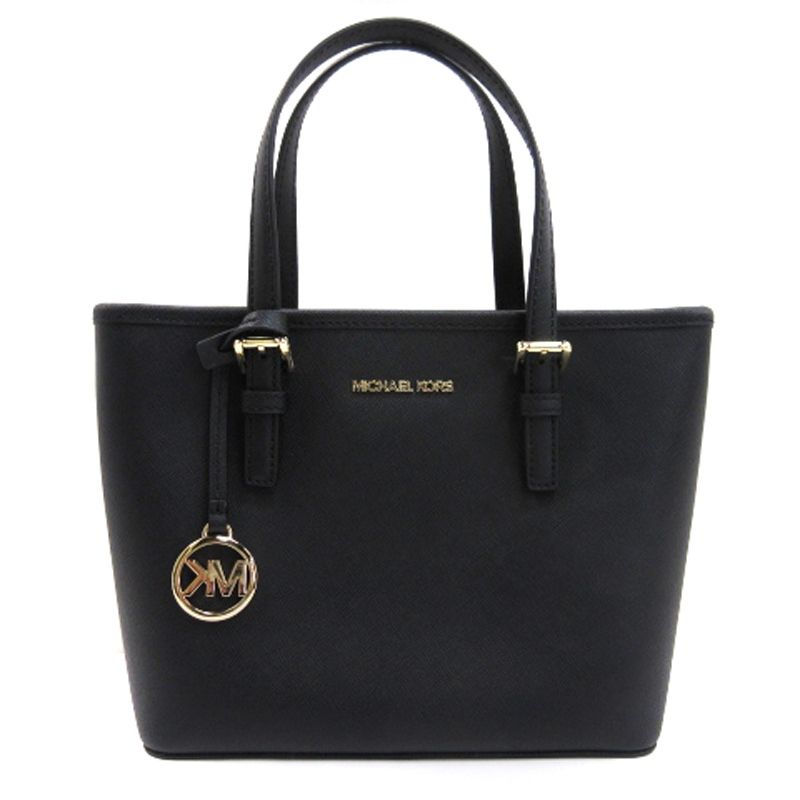 マイケルコース MICHAEL KORS タグ付き 2WAY トートバッグ ショルダーバッグ レザー 35T9GTVT0L 黒 ブラック XS  □SM3 - メルカリ