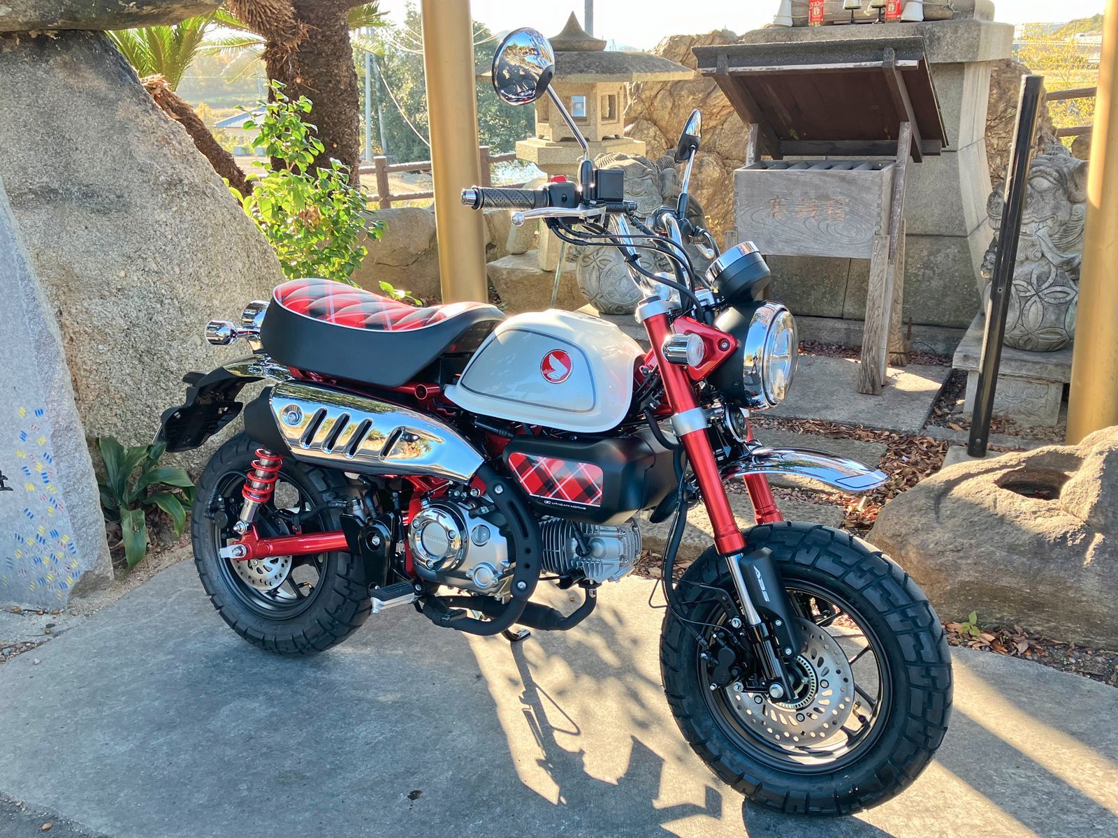 モンキー125 エアクリーナーカバー ステッカー ホンダ モンキー125 