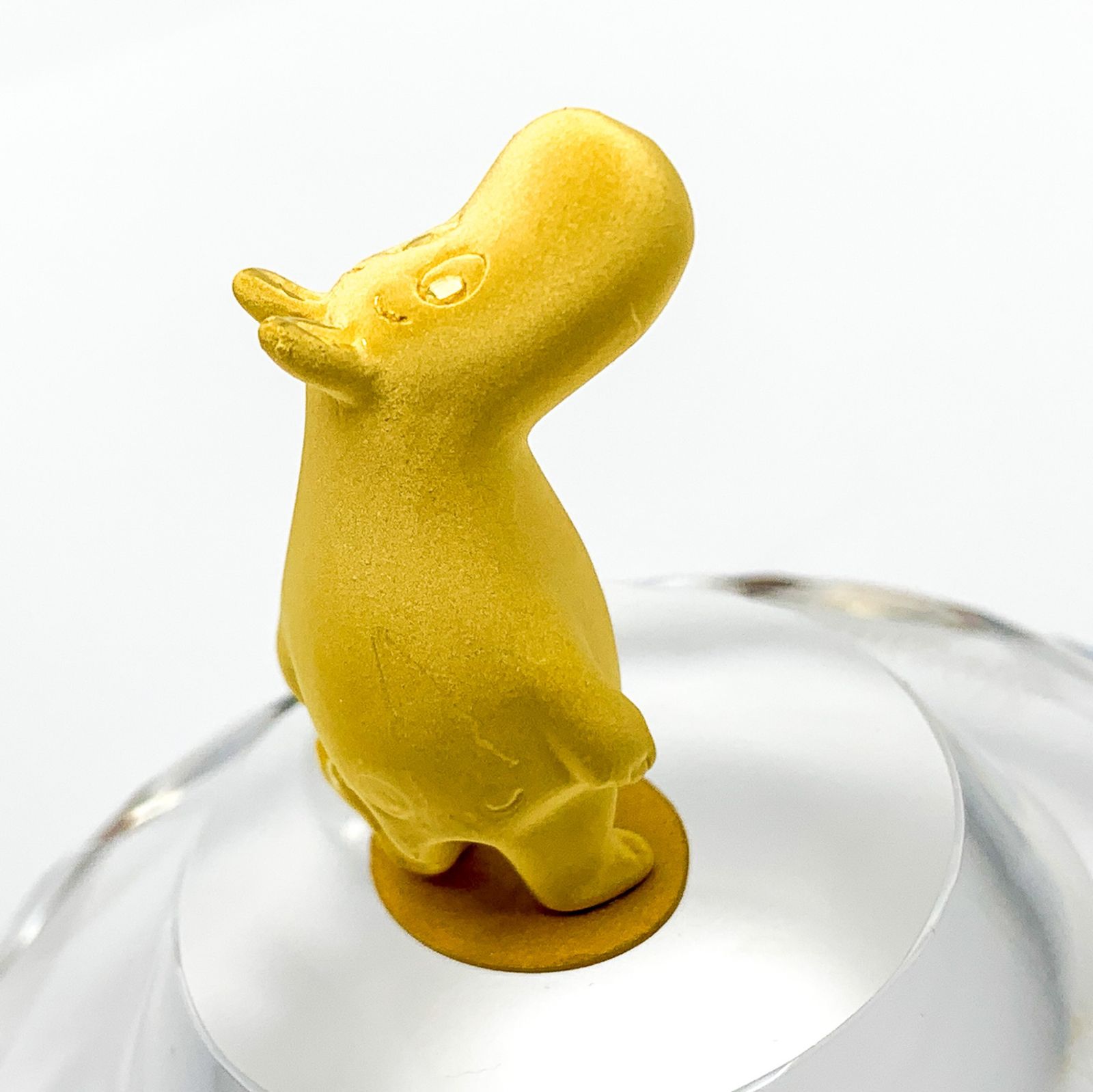Tha Diart ムーミン 置物 純金 K24 24金 クリスタルグラス 小物 置物