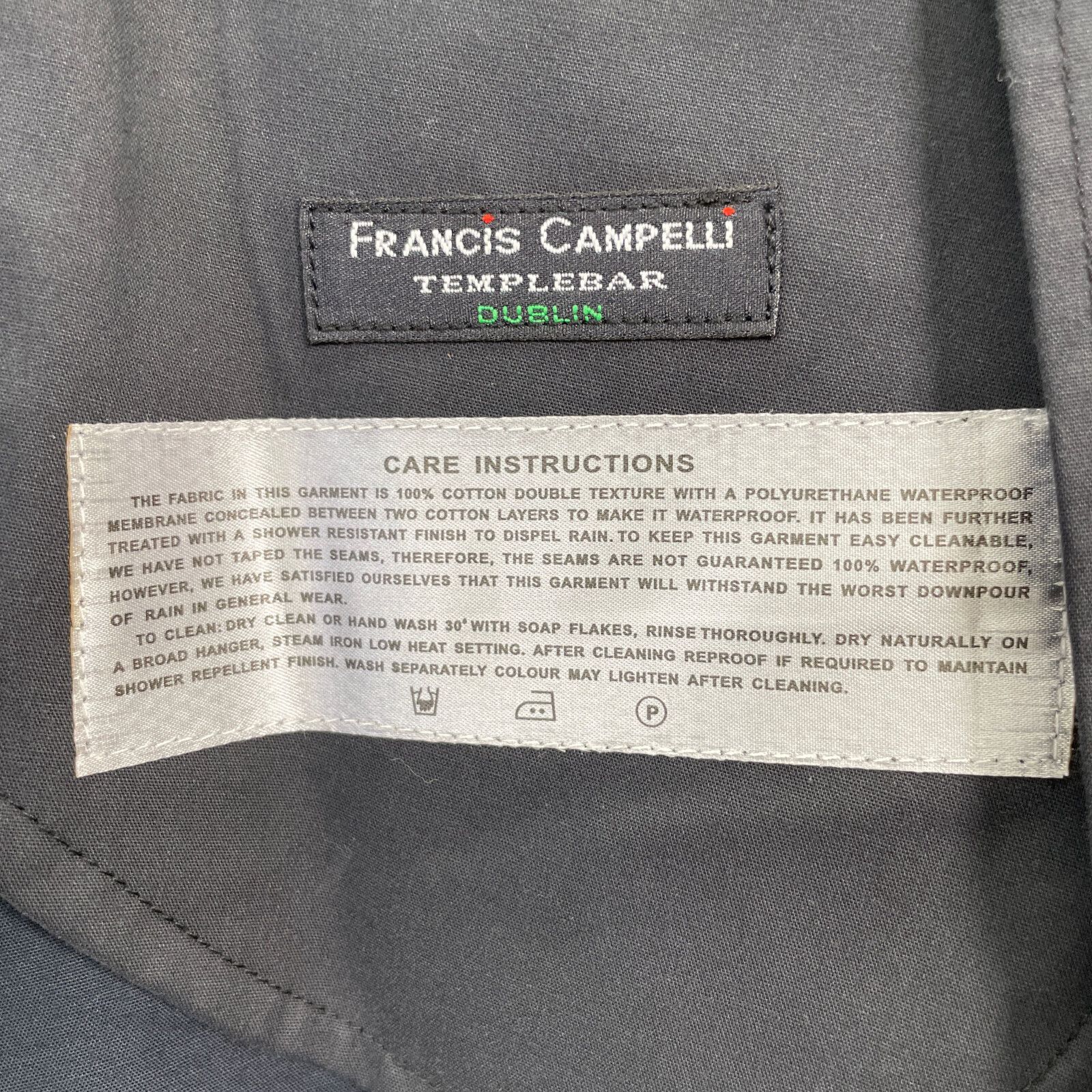 FRANCIS CAMPELLI【By MACKINTOSH RAINWEAR】ネイビー ステンカラーコート M - メルカリ