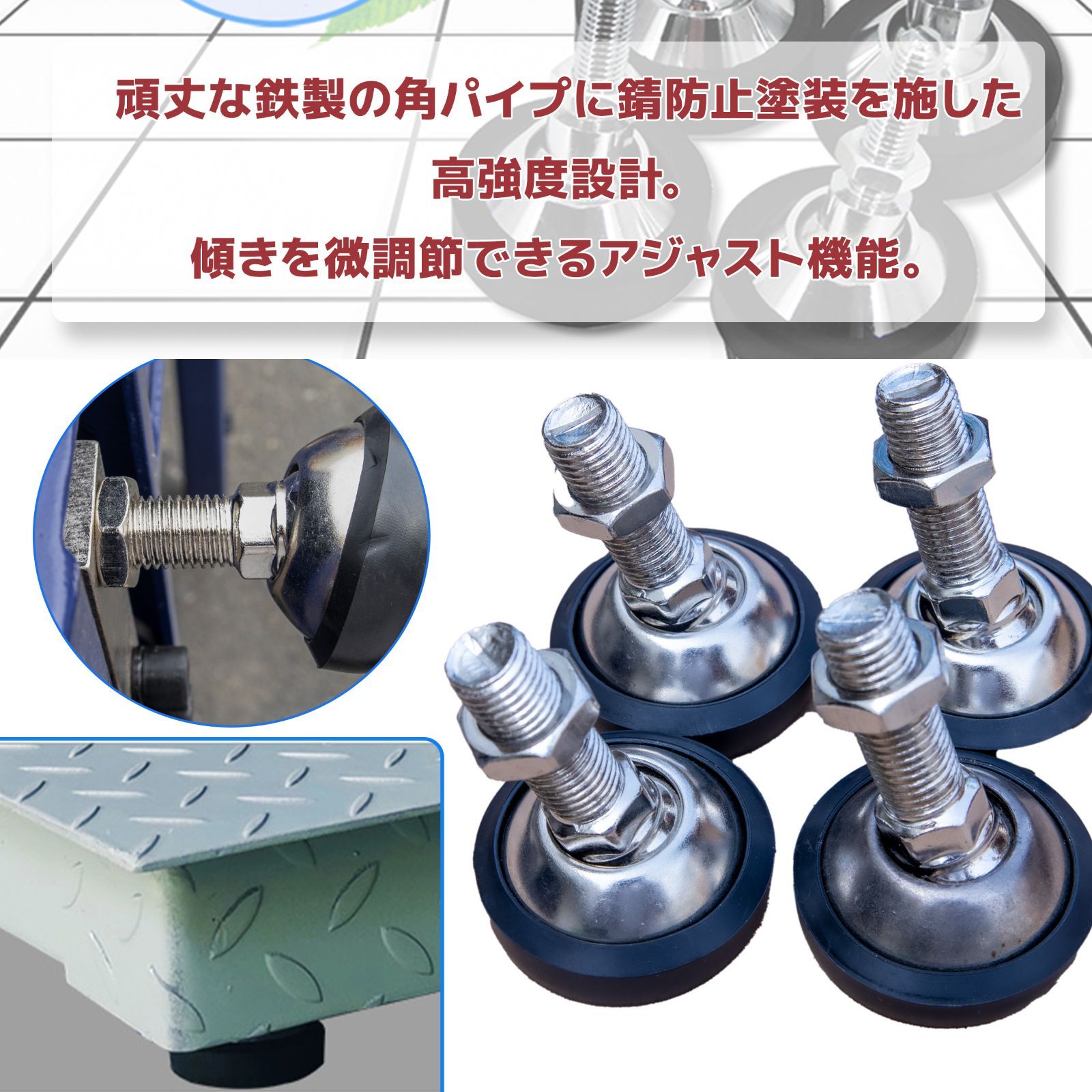 フロアスケール 5t 5000kg デジタル式 1000×1000mm 低床式計量器 台秤 デジタル台はかり 電子秤 バッテリー内蔵充電式 ワイヤレス使用 MARWIL-DEMENAGEMENTS_CH