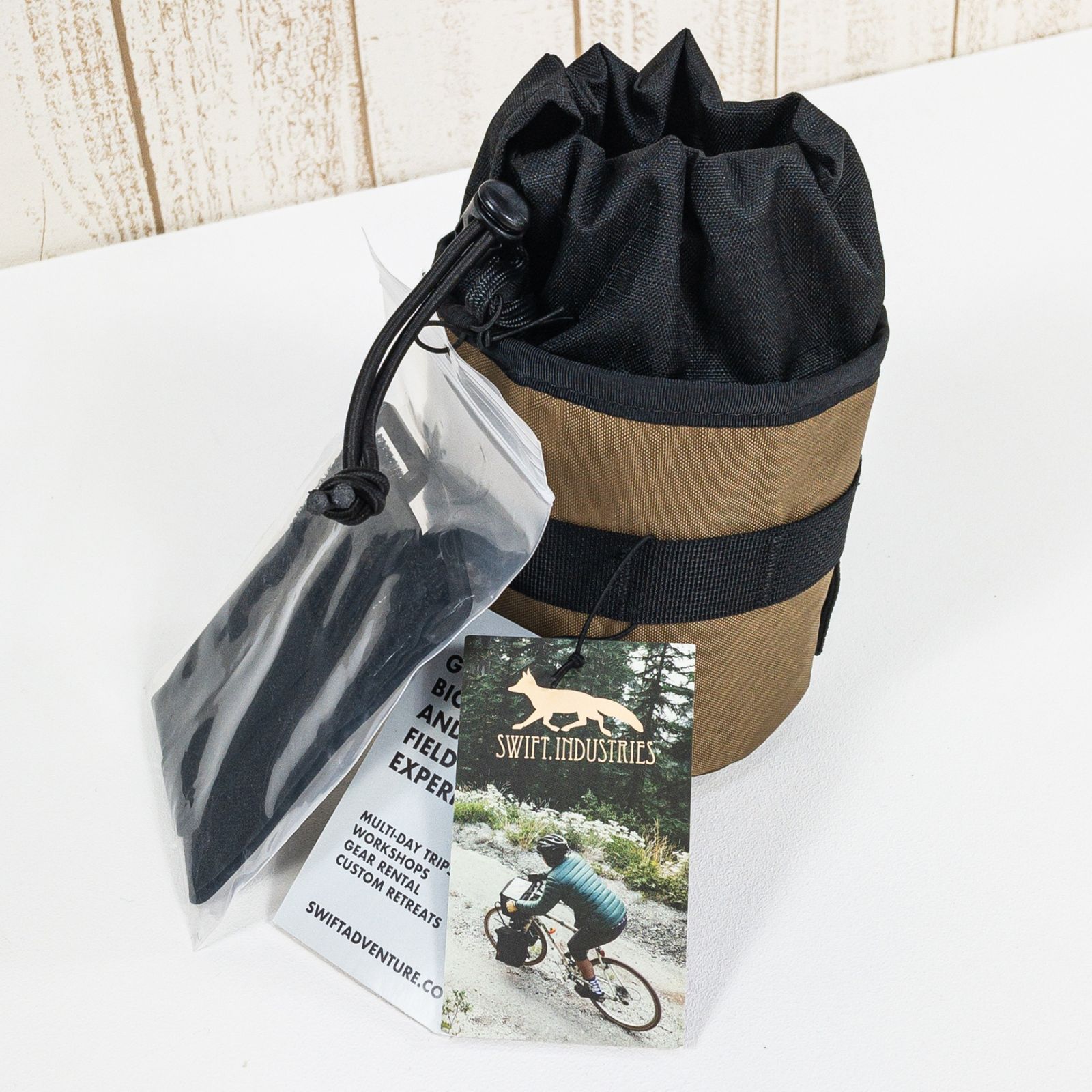 OneSize カーキ系 Swift Industries スウィフトインダストリーズ サイド キック ステム ポーチ Side Kick Stem Poach ステムバッグ エコパック サイクリングギア
