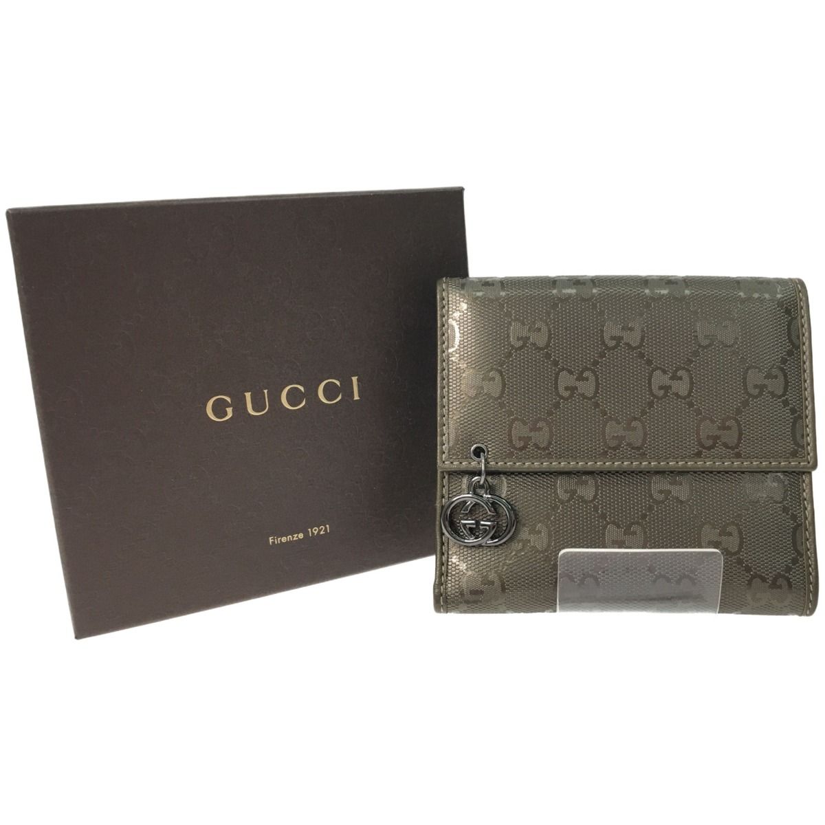 ▽▽GUCCI グッチ レディース 二つ折り Wホック財布 インプリメ