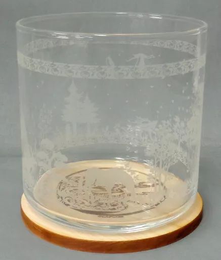 大神　コースターセット 中古】食器その他(キャラクター) アマテラス グラス＆ヒノキ