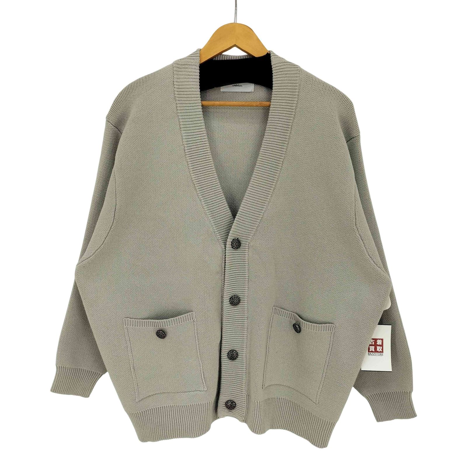 アドラー ADRER extra quality heavy weight jacquard knit cardigan 