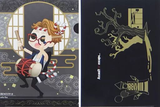 第五人格 楽天コレクション クリアファイル 中古】クリアファイル 幸運児＆ハンター A4クリアファイル2枚組