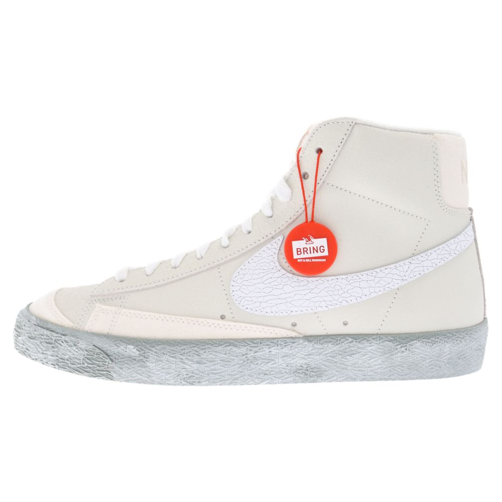 NIKE (ナイキ) Blazer Mid EMB Embedded/Summit White DV0797-100 ブレーザー ミッドカットスニーカー EMB エンベデッド/サミット US9.5/27.5cm ホワイト
