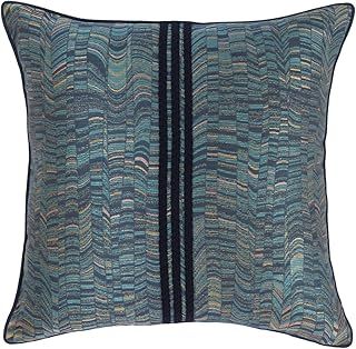 川島織物セルコン クッションカバー ピウマブリラーレ ブルー 45×45cm LL1107
