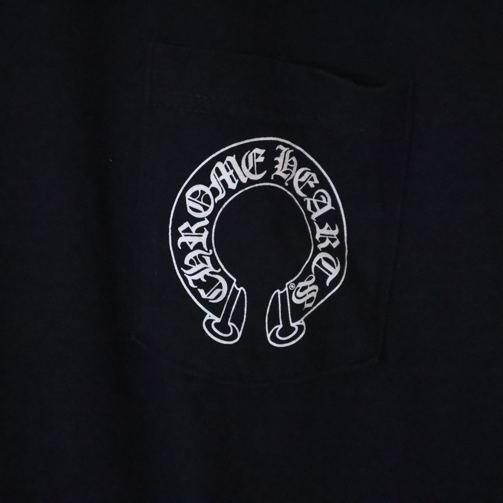 CHROME HEARTS (クロムハーツ) L/S TEE マルチロゴ クルーネック
