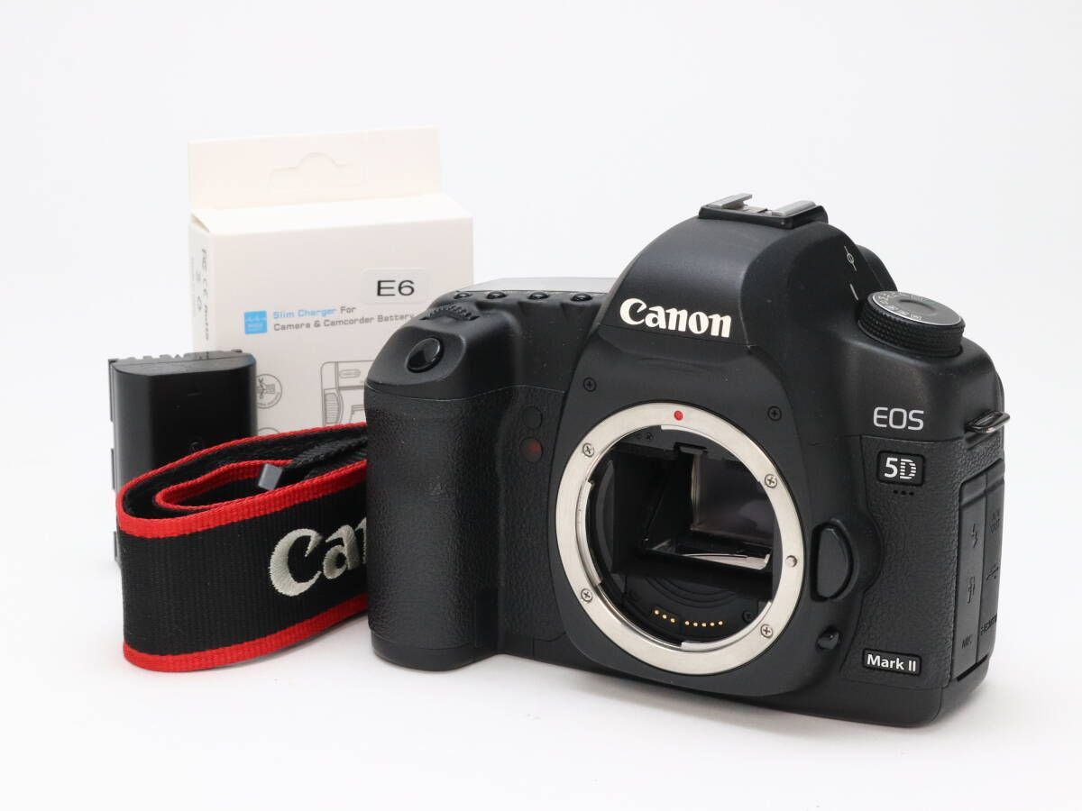 AB Canon キヤノン 5D Mark II 2 ボディ ブラック シャッター回数5 380回 初期不良返品対応 44-190