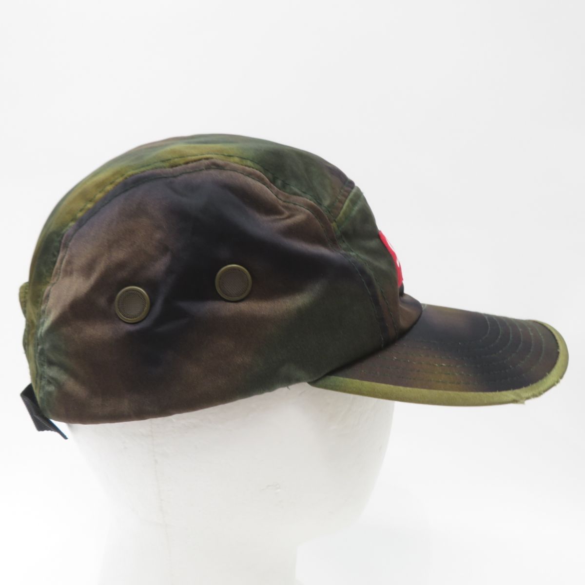 Supreme Washed Satin Camo Camp Cap シュプリーム サテン カモ キャンプ キャップ 帽子 ※中古