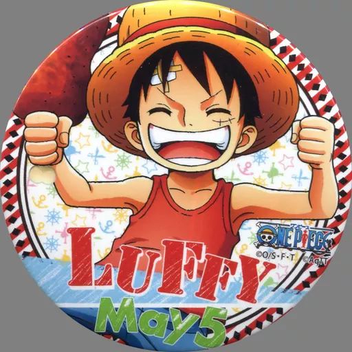 中古】バッジ・ピンズ(キャラクター) モンキー・D・ルフィ 中古】バッジ・ピンズ(キャラクター) モンキー・D・ルフィ