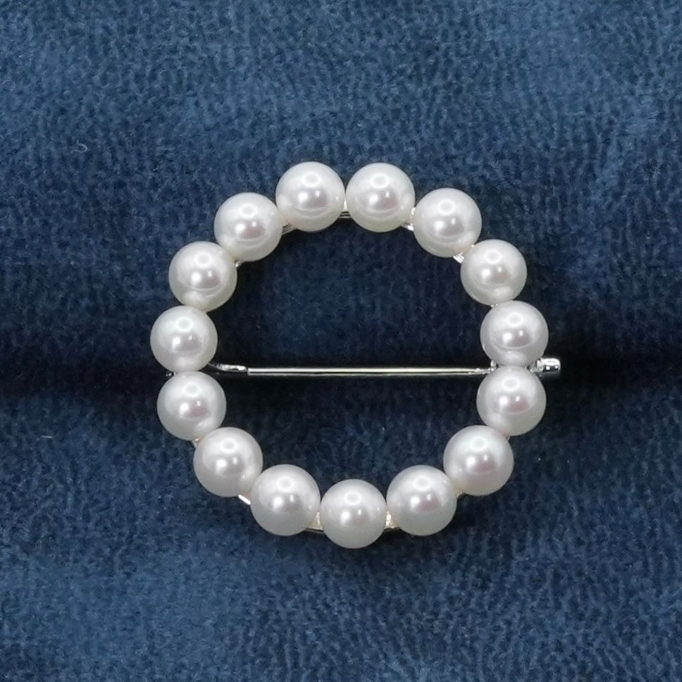 ミキモト　ベビーパール　ブローチ　サークル MIKIMOTO ミキモト ブローチ ベビーパール あこや真珠 サークル