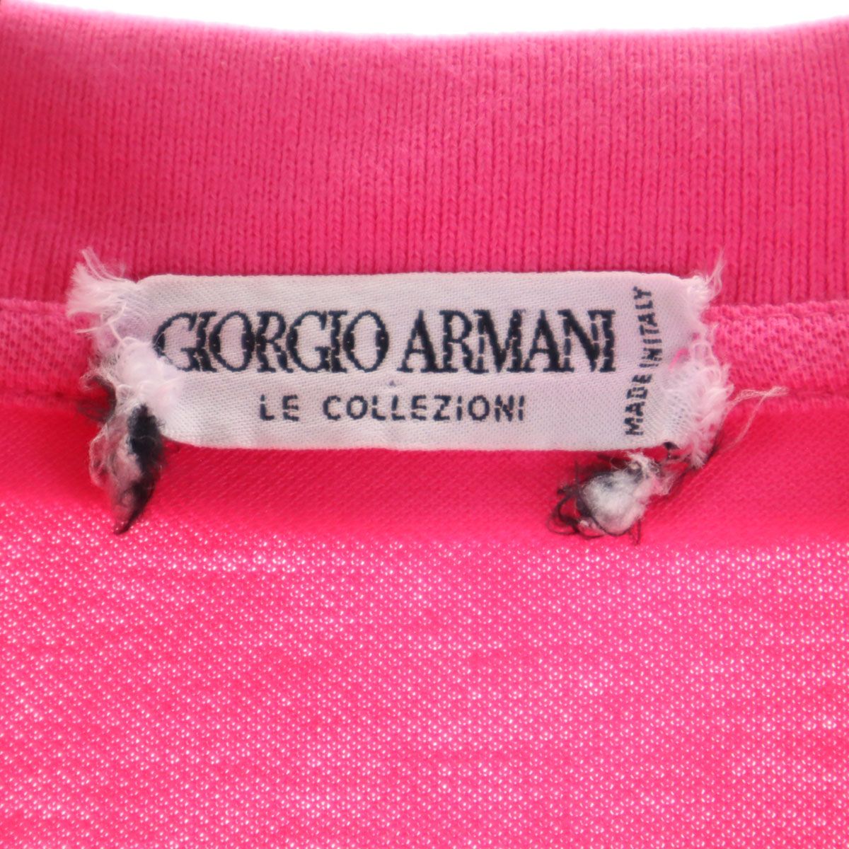 Giorgio Armani 90s ニットポロ 長袖