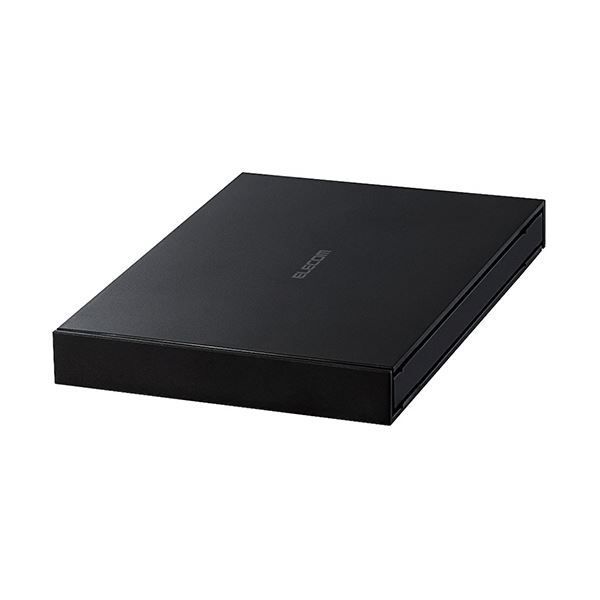 （まとめ）エレコム 外付けポータブルSSD250GB ブラック ESD-EJ0250GBKR 1台